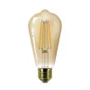 Philips Filament Pære|Led Pærer > E27 rustik LED-pære ST64 3,1W 1.800 K guld