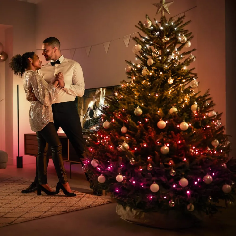 Dekorationsbelysning|Julepynt ^ Philips Hue Festavia LED-lyskæde, CCT RGB 40 m