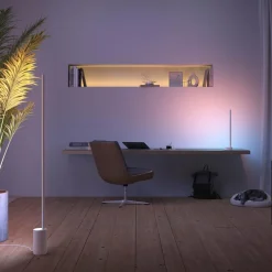 Philips Hue Gulvlamper|Gulvlamper > Gradient Signe LED-gulvlampe, hvid