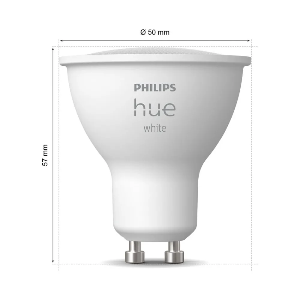 Philips Hue Smarte Lyskilder > hvid LED-reflektorpære GU10 4,2 W 2.700 K