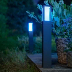 Gadebelysning ^ Philips Hue IMPRESS LED-gadelampe, RGBW, smart