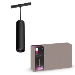 Skinnesystem ^ Philips Hue Perifo LED-pendelforlænger, sort