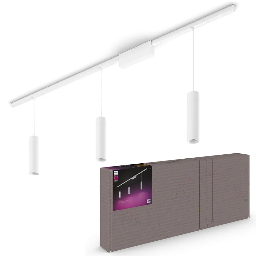 Philips Hue Skinnesystem > Perifo-skinne, 3 LED-pendler, hvid