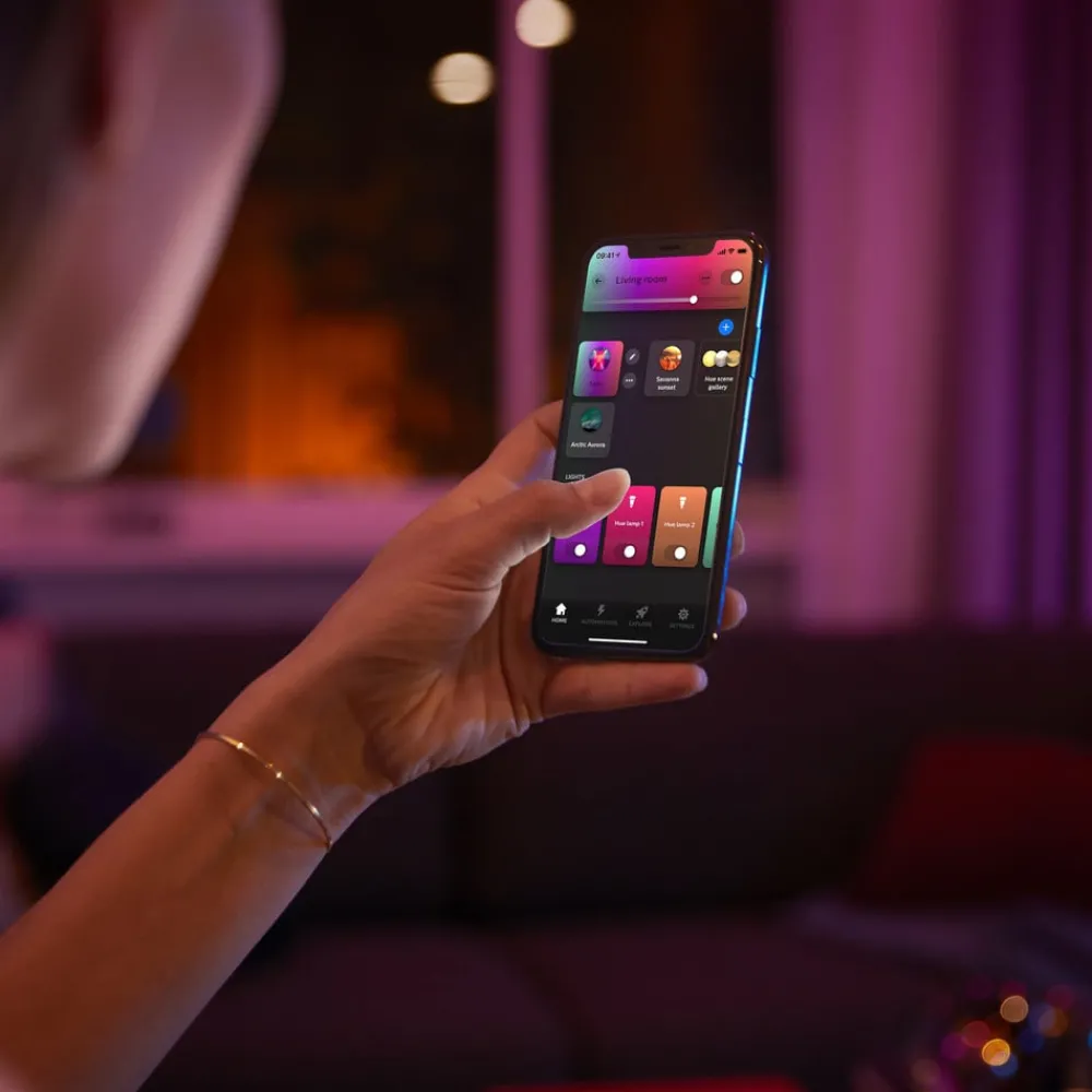 Philips Hue Skinnesystem > Perifo-skinne, 3 LED-pendler, hvid