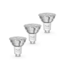 Philips Hue Dæmpbar Led-Pære|Smarte Lyskilder > Smart LED-pære GU10, 5 W RGB CCT, 3-pak