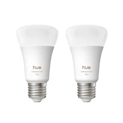 Philips Hue Dæmpbar Led-Pære|Smarte Lyskilder > WACA Smart E27 LED 8,1 W 1100 lm CCT RGB 2-pak