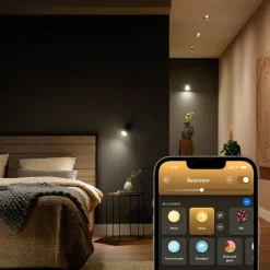 Smarte Lyskilder ^ Philips Hue White Ambiance LED-reflektorpære GU10 4,2 W, 2-pak