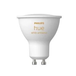 Smarte Lyskilder ^ Philips Hue White Ambiance LED-reflektorpære GU10 4,2 W