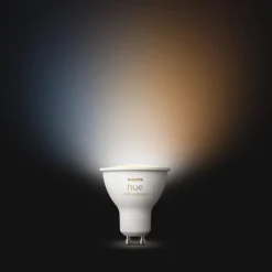 Smarte Lyskilder ^ Philips Hue White Ambiance LED-reflektorpære GU10 4,2 W