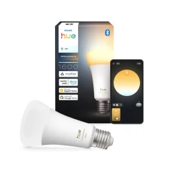 Philips Hue Dæmpbar Led-Pære|Smarte Lyskilder > White Ambiance Smart E27 LED, 11,8 W 1600 lm CCT