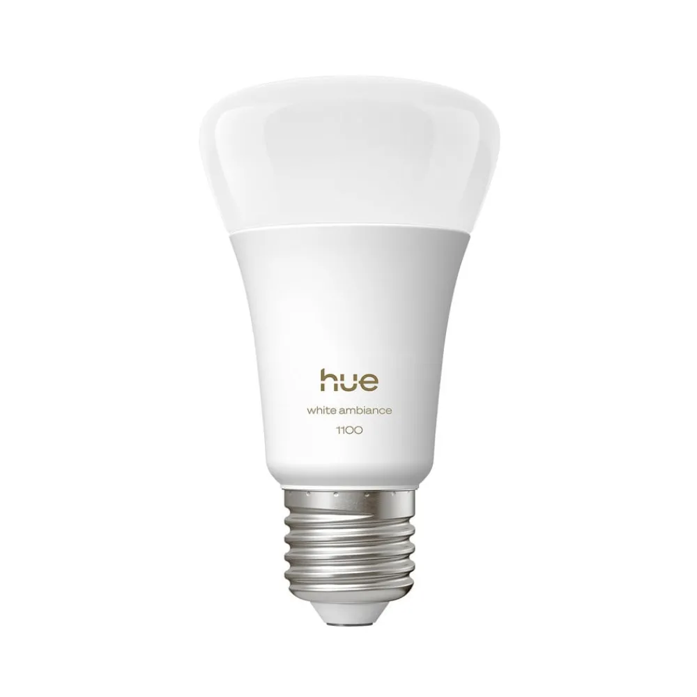 Philips Hue Dæmpbar Led-Pære|Smarte Lyskilder > White Ambiance Smart E27 LED, 8,1 W 1100 lm CCT