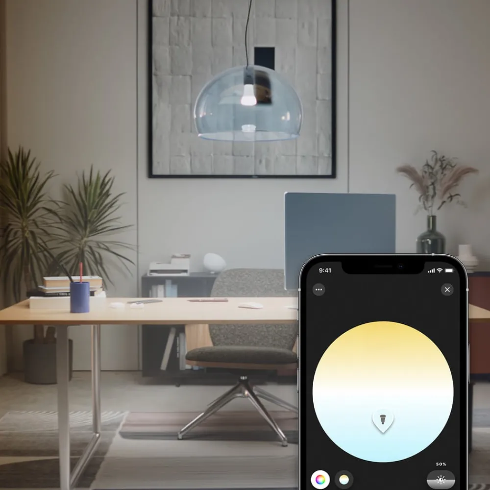 Philips Hue Dæmpbar Led-Pære|Smarte Lyskilder > White Ambiance Smart E27 LED, 8,1 W 1100 lm CCT
