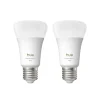 Philips Hue Dæmpbar Led-Pære|Smarte Lyskilder > White Ambiance Smart E27 LED 8,1 W 1100 lm CCT 2 stk