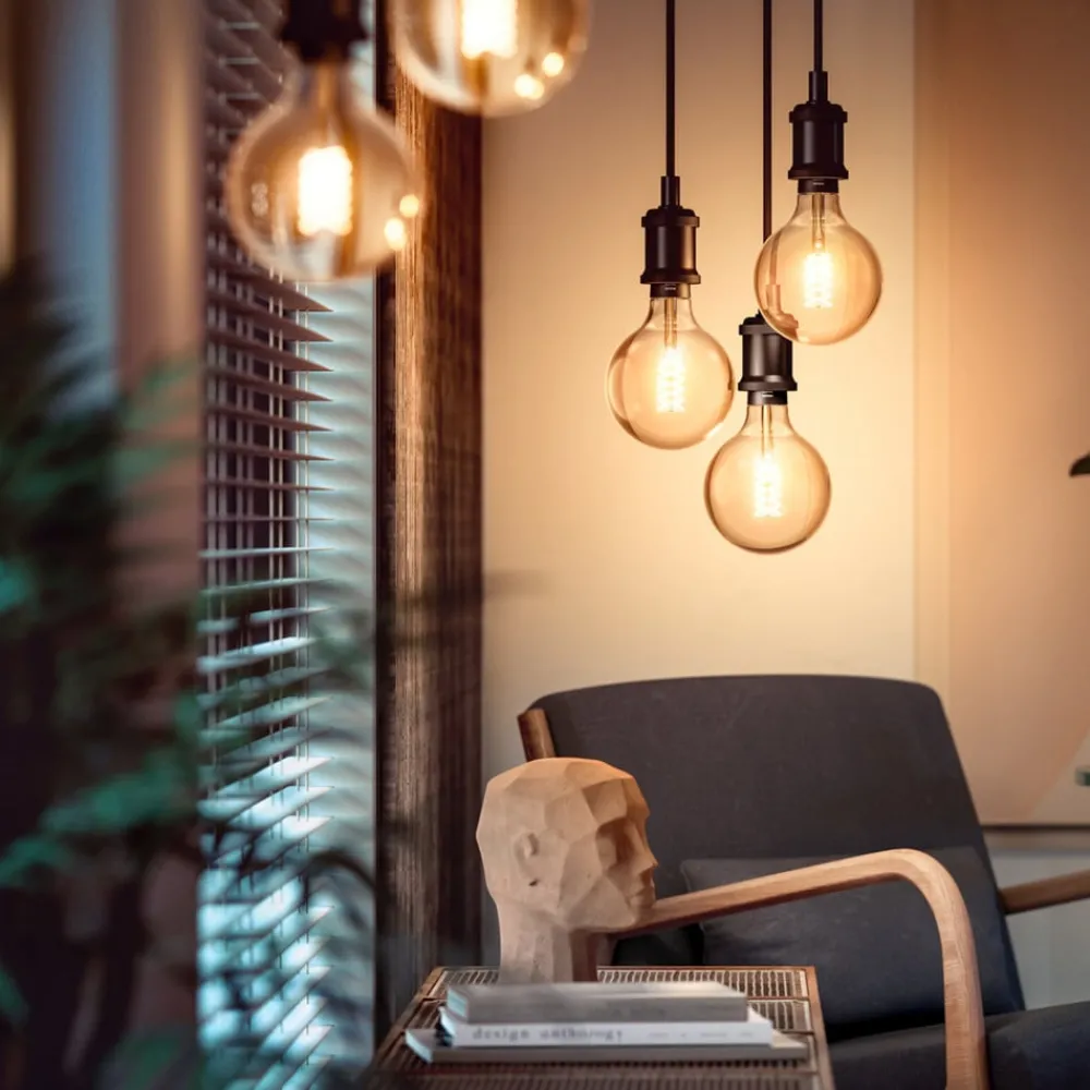 Philips Hue Dæmpbar Led-Pære|Smarte Lyskilder > White filamentpære globe G93 E27 7,2 W
