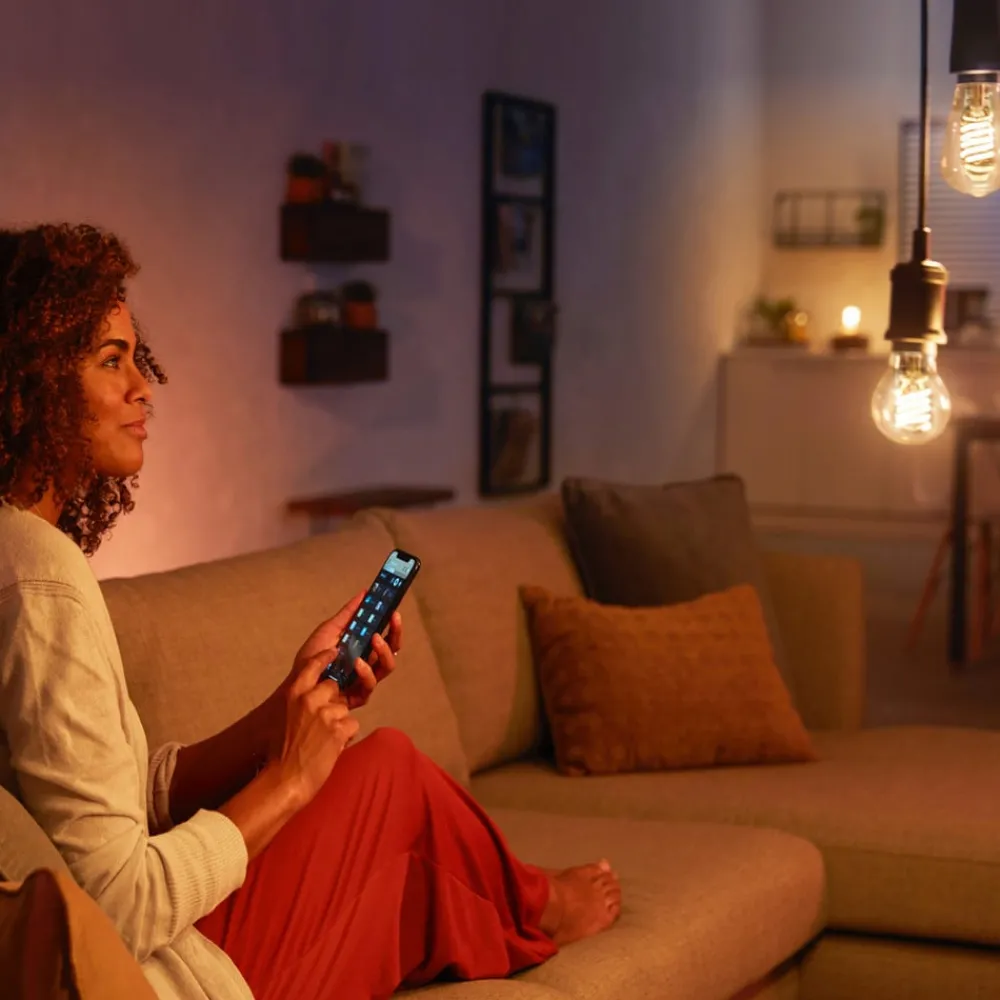 Philips Hue Dæmpbar Led-Pære|Smarte Lyskilder > White filamentpære globe G93 E27 7,2 W