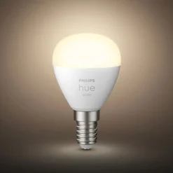 Philips Hue Dæmpbar Led-Pære|Smarte Lyskilder > White LED-dråbepære E14 5,7W 2.700K