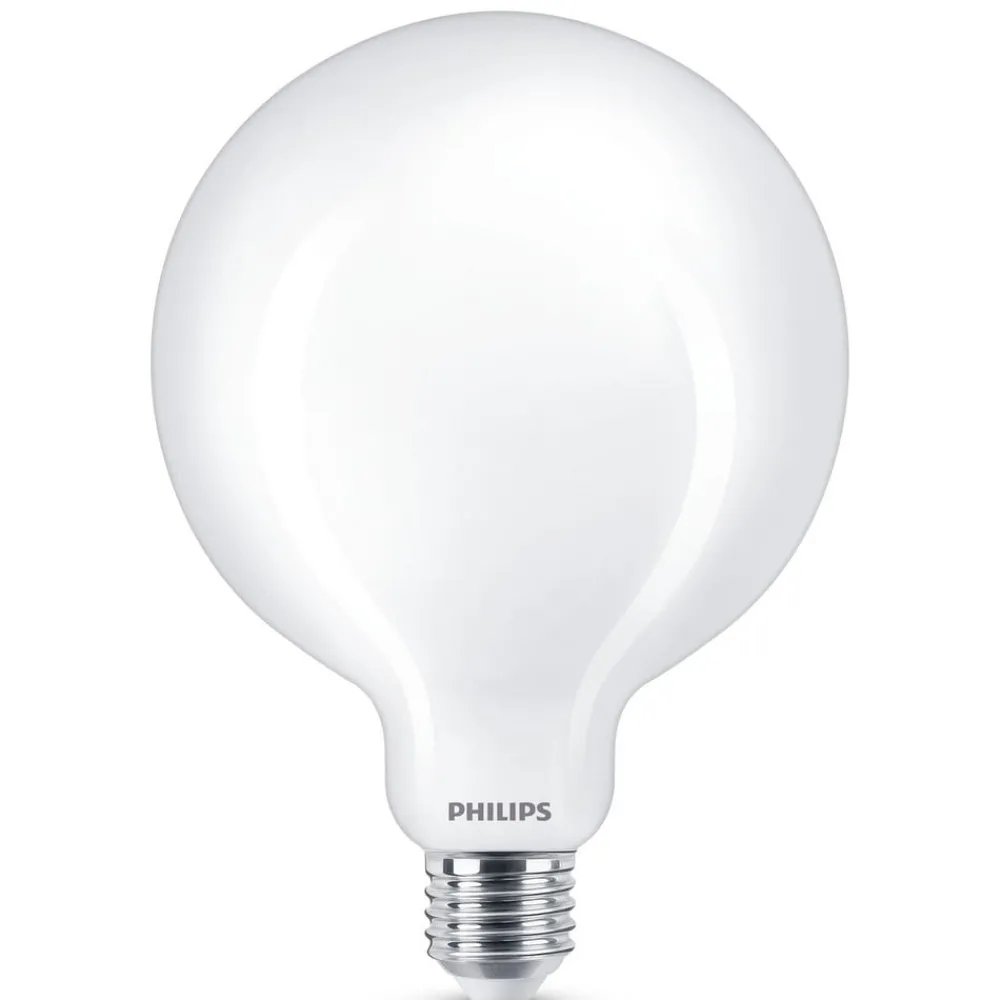 Philips Led Pærer > LED Classic globepære E27 G120 13W mat