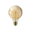 Philips Dæmpbar Led-Pære|Filament Pære > LED-globepære E27 G95 3,1 W guld 1.800 K dæmpbar