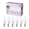 Philips Led Pærer > LED-kerte E14 4,9 W 470m 2.700K mat 6 stk
