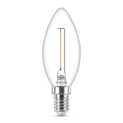 Philips Filament Pære|Led Pærer > LED-kertepære E14 B35 1,4W klar