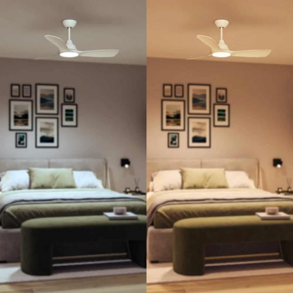 Philips Loftventilatorer > LED-loftventilator Fix Blade Ø 106 cm, hvid, støjsvag