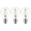 Philips Filament Pære > LED-pære Classic E27 4,3W 2.700K klar 3stk