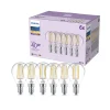 Philips Led Pærer > LED-pære E14 P45 4,3W 470lm 2700K filament 6-pak