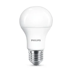 Led Pærer ^ Philips LED-pære E27 10,5W 2.700 K opal, 2 stk