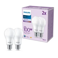 Philips Led Pærer > LED-pære E27 13 W 1.521lm 4.000 K mat 2