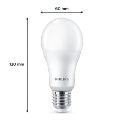 Led Pærer ^ Philips LED-pære E27 13 W 1.521lm 2.700 K mat 6