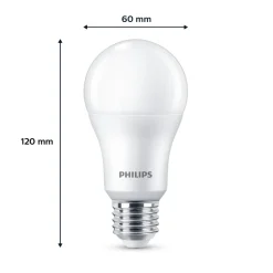 Led Pærer ^ Philips LED-pære E27 13 W 1.521lm 4.000 K mat 6