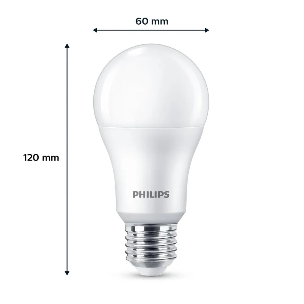 Led Pærer ^ Philips LED-pære E27 13 W 1.521lm 4.000 K mat 6