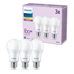 Led Pærer ^ Philips LED-pære E27 13 W 1.521lm 2.700 K mat 3
