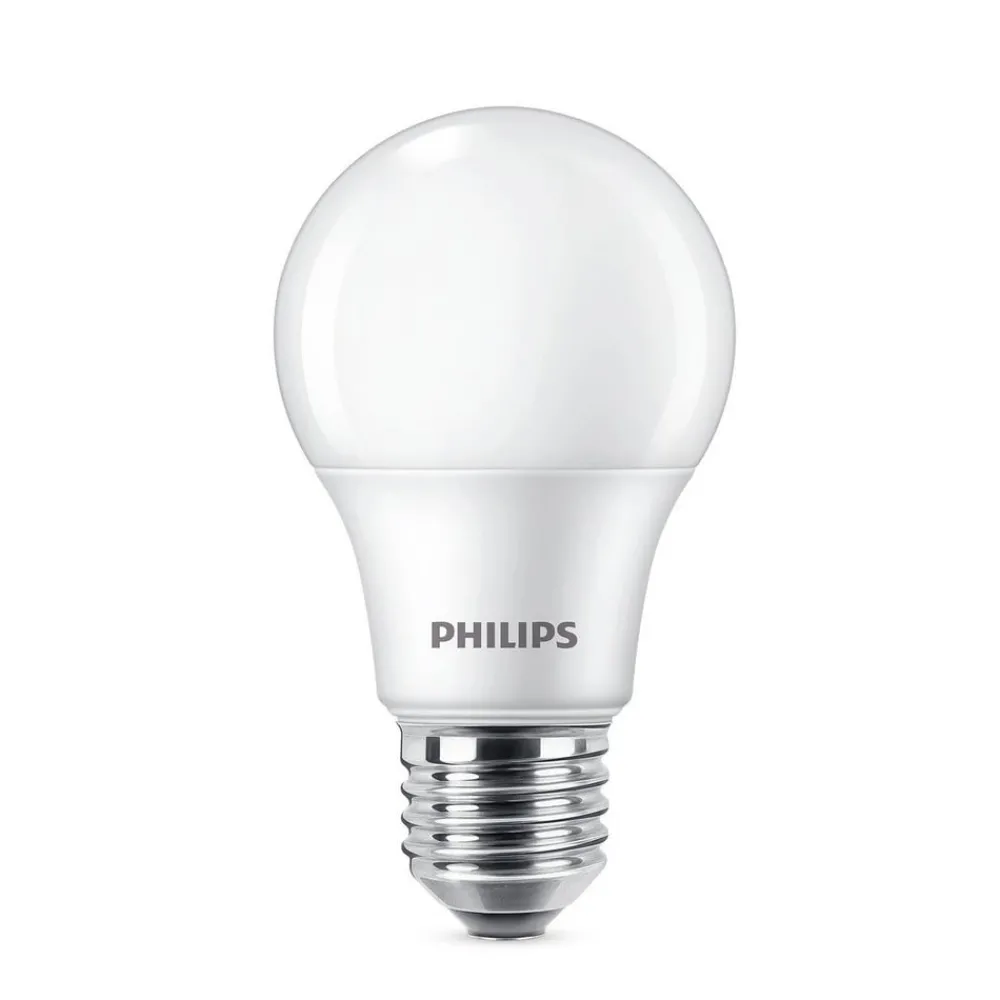 Led Pærer ^ Philips LED-pære E27 4,9 W 470lm 2.700 K mat 2 stk