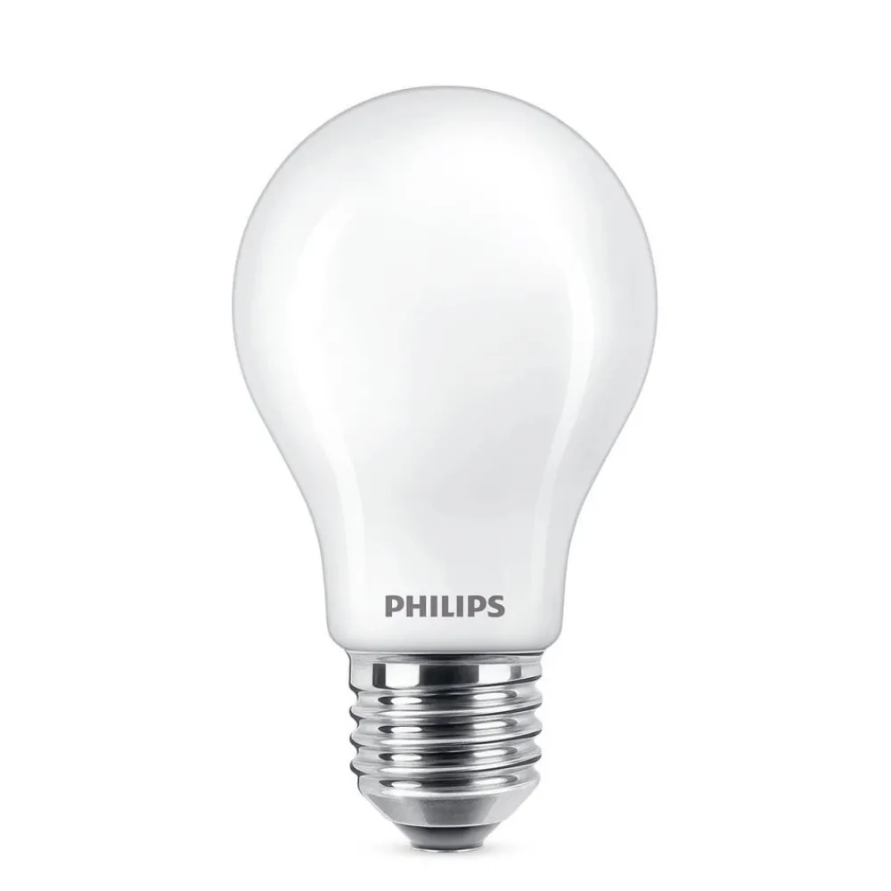 Led Pærer ^ Philips LED-pære E27 7 W 806lm 2.700 K mat 6 stk
