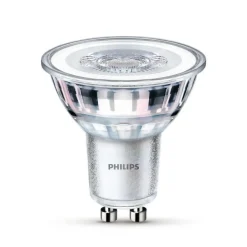 Philips Led Pærer > LED-pære GU10 3,5W 255lm 827 klar 36° 3 stk