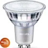 Philips Dæmpbar Led-Pære|Led Pærer > LED-reflektor GU10 PAR16 6,2W WarmGlow