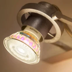 Philips Dæmpbar Led-Pære|Led Pærer > LED-reflektor GU10 PAR16 6,2W WarmGlow