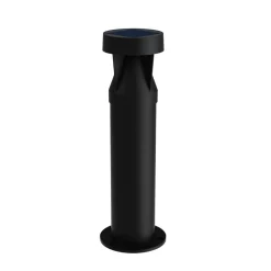 Sokkellamper ^ Philips LED-sokkellampe Avery, sort, IP44