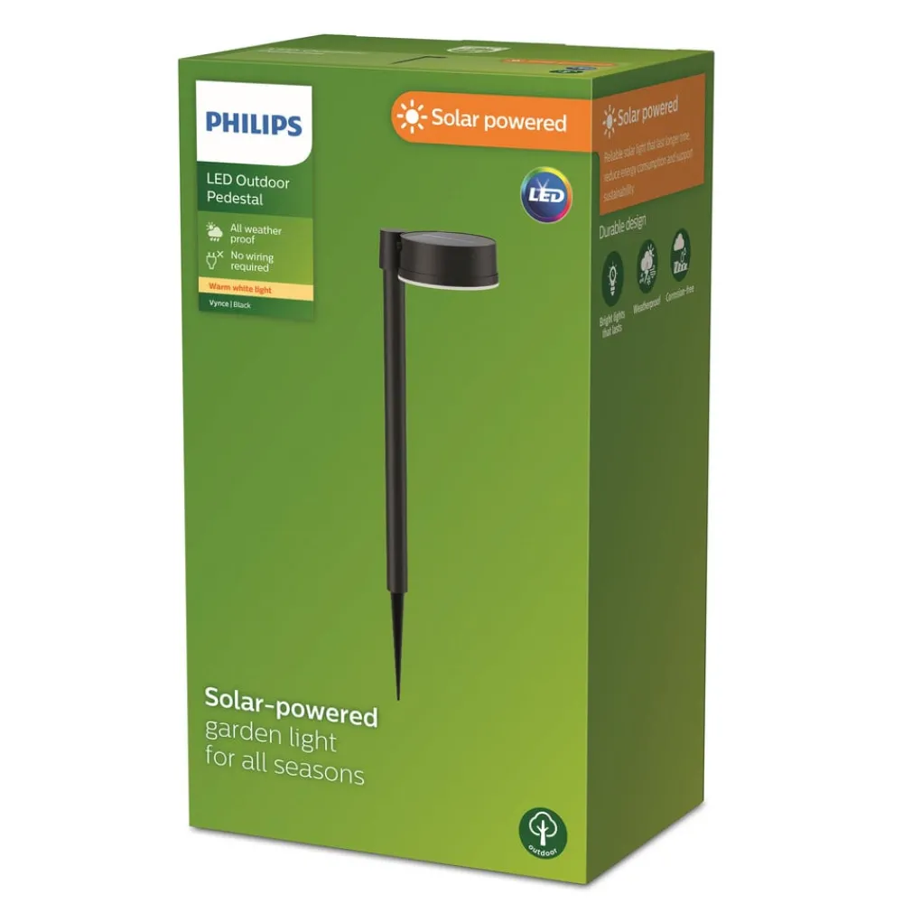 Philips Solcellelamper|Udendørs Spot > LED solcelle jordspydslys Vynce, Ø hoved 11,2 cm