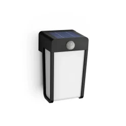 Philips Solcelle Lampe Med Sensor|Væglampe Med Sensor > LED-solcellelampe Shroud, sort/opal, sensor