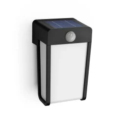 Philips Solcelle Lampe Med Sensor|Solcellelamper > LED-solcellelampe Shroud, sort/opal, 2-pak