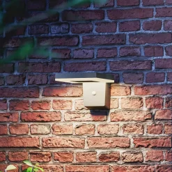 Philips Solcelle Lampe Med Sensor|Væglampe Med Sensor > LED-solcellelampe til vægmontering Zonal, hoved 16 x 16 cm