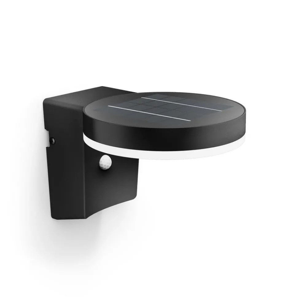 Solcelle Lampe Med Sensor|Væglampe Med Sensor ^ Philips LED-solcellelampe til vægmontering Zonal, Ø hoved 16 cm