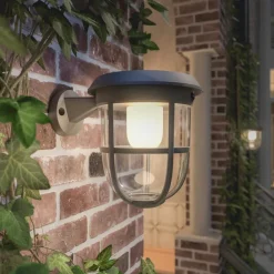 Solcelle Lampe Med Sensor|Væglampe Med Sensor ^ Philips LED-solcellvæglampe Radii