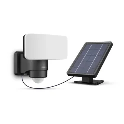 Philips Solcelle Lampe Med Sensor|Solcellelamper > LED-udendørs spotlampe Tylus, sort 5.000K sensor