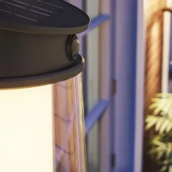 Philips Solcelle Lampe Med Sensor|Væglampe Med Sensor > LED-udendørs væglampe Juda UE, sensor, IP44