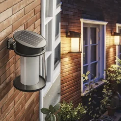 Philips Solcelle Lampe Med Sensor|Væglampe Med Sensor > LED-udendørs væglampe Juda UE, sensor, IP44