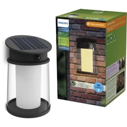 Philips Solcelle Lampe Med Sensor|Væglampe Med Sensor > LED-udendørs væglampe Juda UE, sensor, IP44