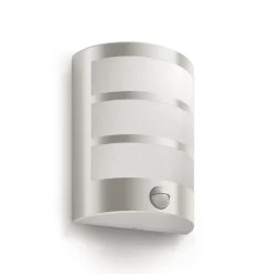 Væglampe Med Sensor ^ Philips LED udendørs væglampe Python UE, grå, sensor